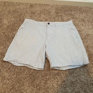 J. Crew Seersucker Men’s Shorts 33W 7” Inseam